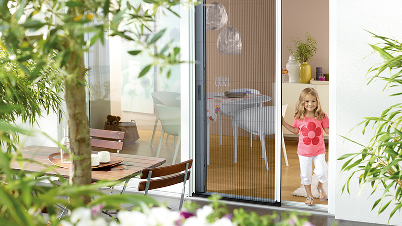 Moustiquaire plissée