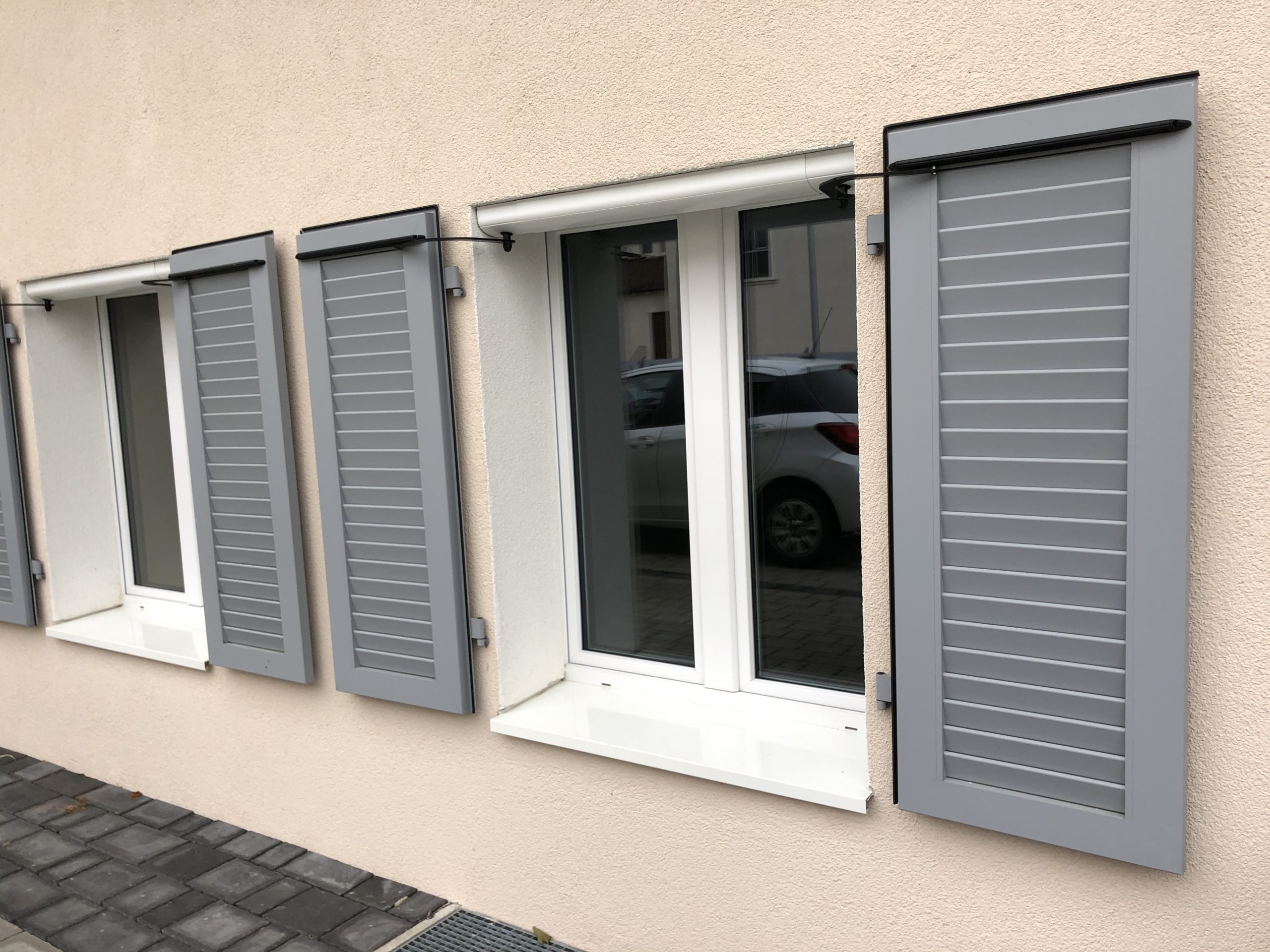 Volets aluminium motorisés
