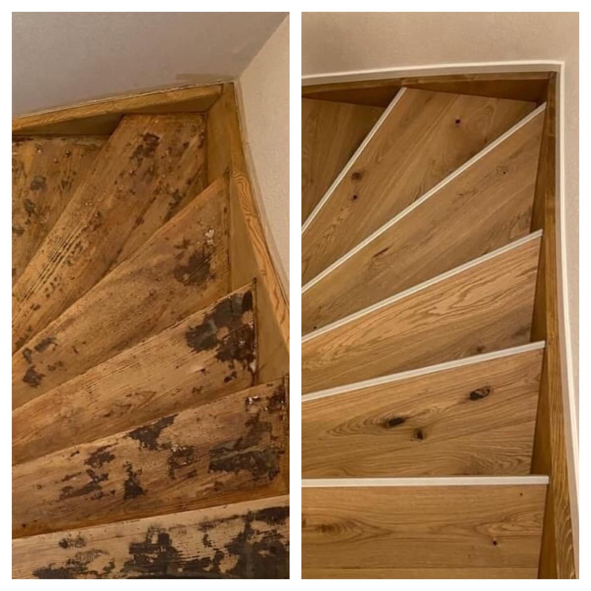 Transformation escalier