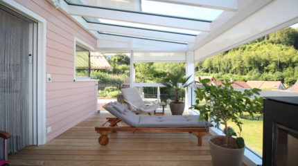 Véranda bois-métal 1