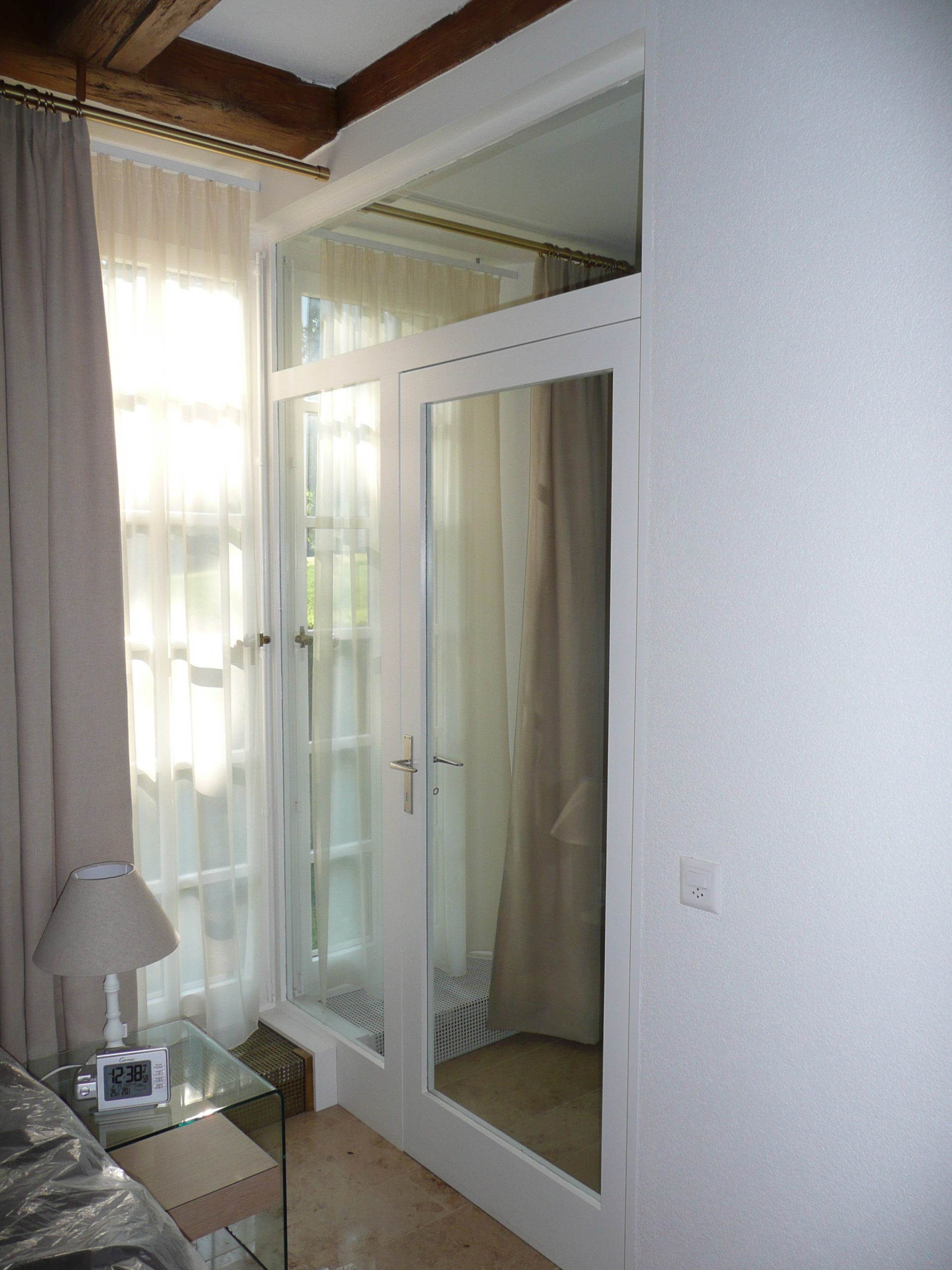 Porte intérieure vitrée